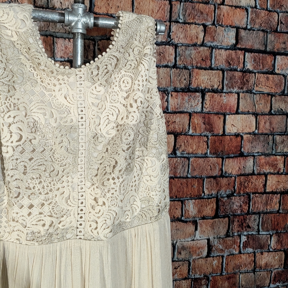 🌼Macrame Woven Boho Dress